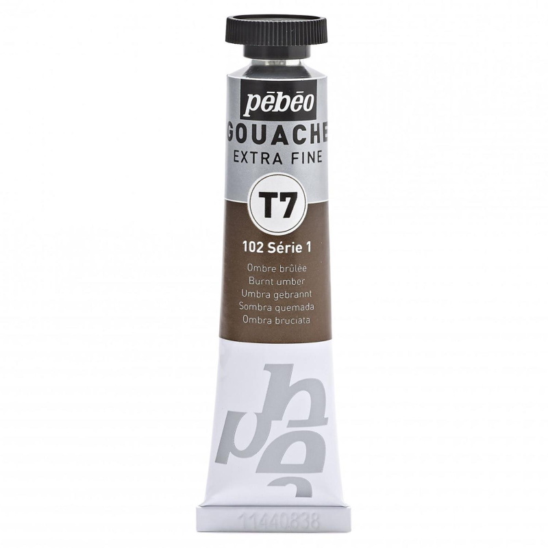 Kvaš T7 extra jemný 20 ml, pálená umbra