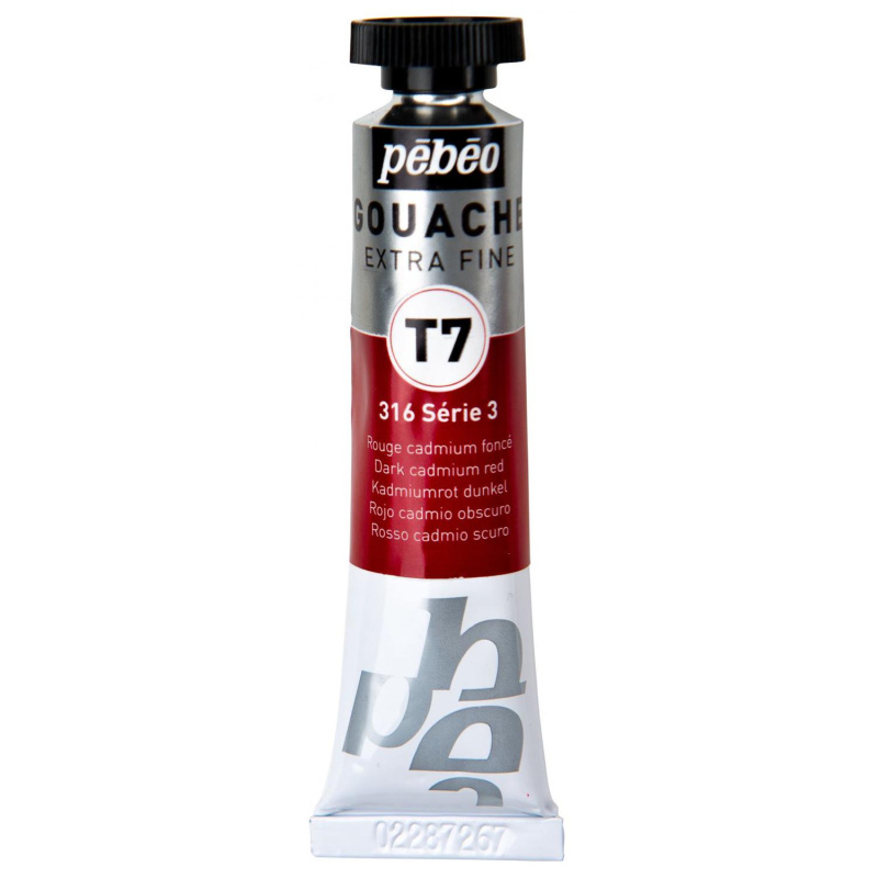 Kvaš T7 extra jemný 20 ml, tmavě kadmiově červený intenzivní 