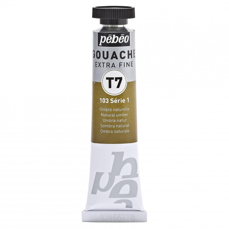 Kvaš T7 extra jemný 20 ml, surová umbra 