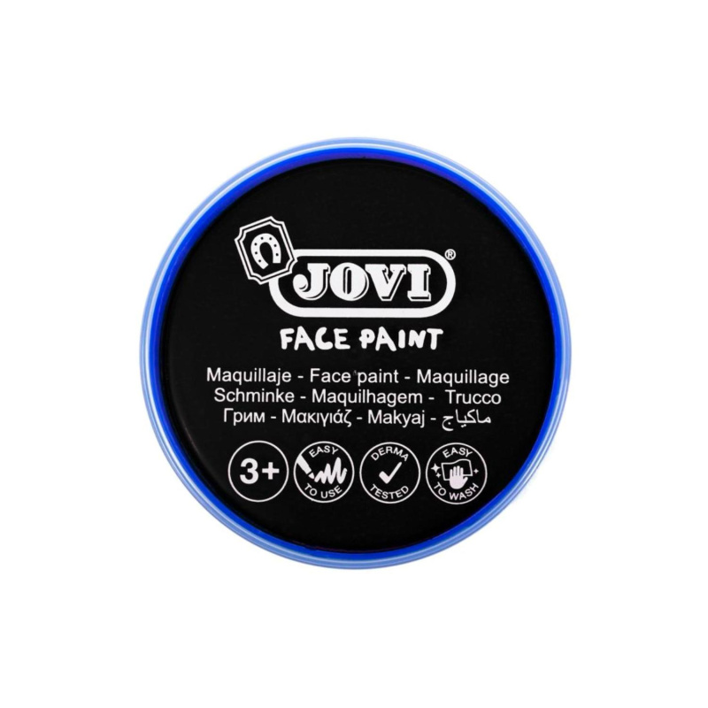 JOVI, Barva na obličej, 8 ml, černá