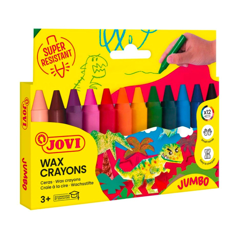 Voskovky JOVI Jumbo, 12 ks