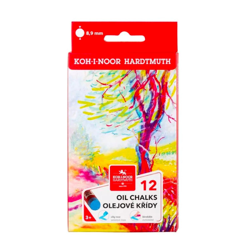 KOH-I-NOOR Sada uměleckých olejových pastelů, 12 ks
