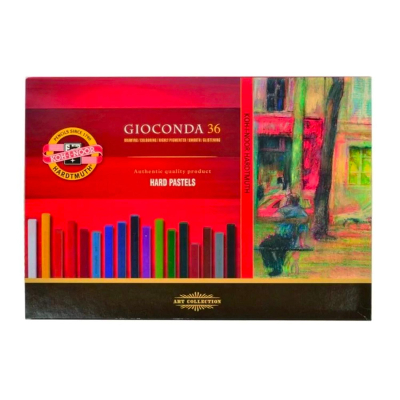 KOH-I-NOOR, sada uměleckých tvrdých pastelů GIOCONDA, 36 ks