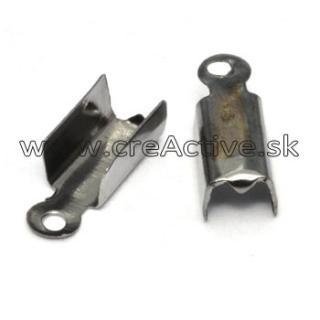 Koncovka gunmetal plochá 8 x 4 mm 10 ks