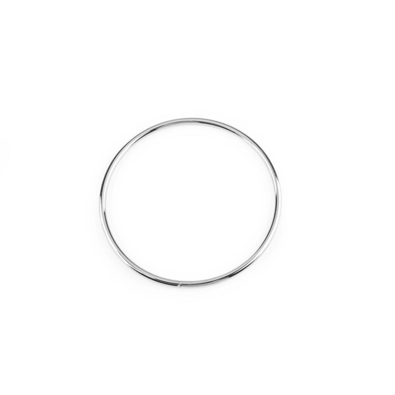 Kovový kruh z niklu, průměr 11 cm 
