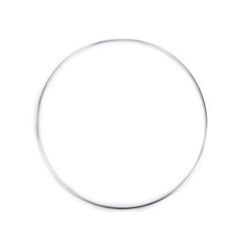 Kovový kruh z niklu, průměr 30,5 cm  