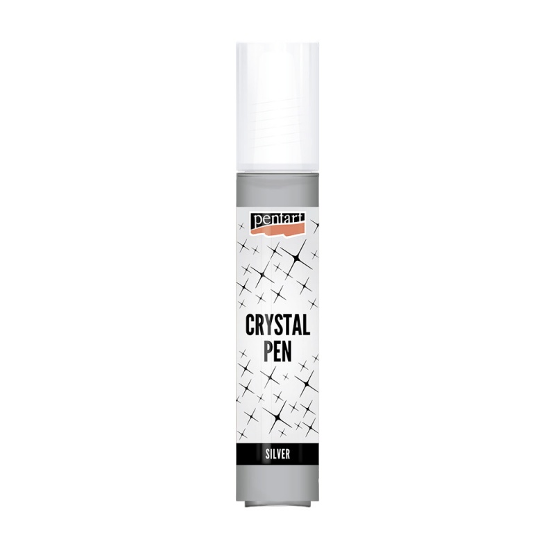 Křišťálové pero, Crystal Pen, 30 ml, stříbrná