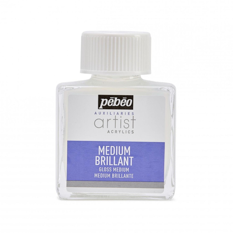 Lesklé médium pro akrylové barvy, 75 ml 