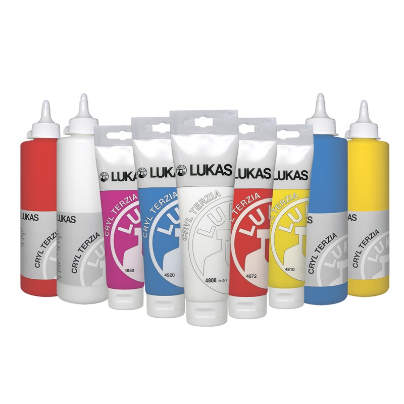 LUKAS akrylová barva TERZIA 125 ml, Hořká siena