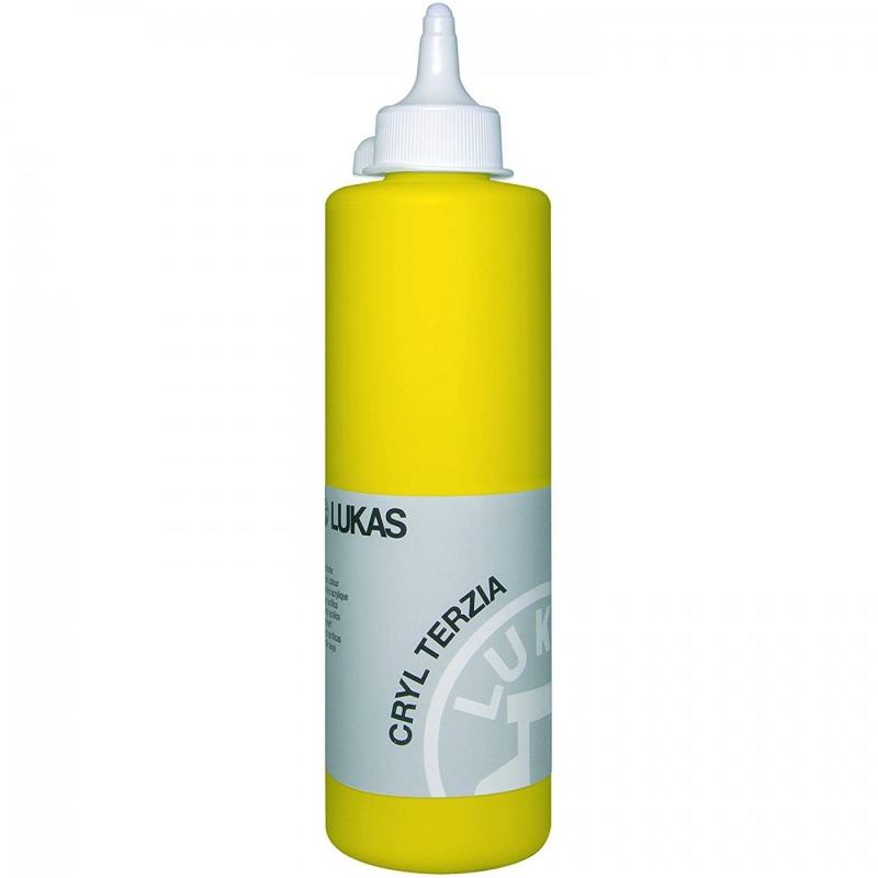 LUKAS akrylová barva TERZIA 500 ml, Cadmium yellow