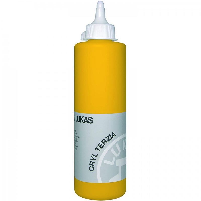 LUKAS akrylová barva TERZIA 500 ml, Indian yellow