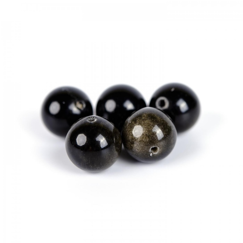 Obsidián 10 mm, přírodní minerál