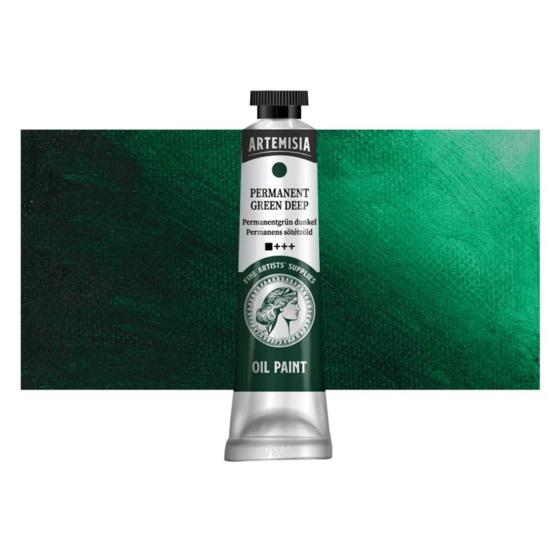 Olejová barva Artemisia permanent green, 40 ml