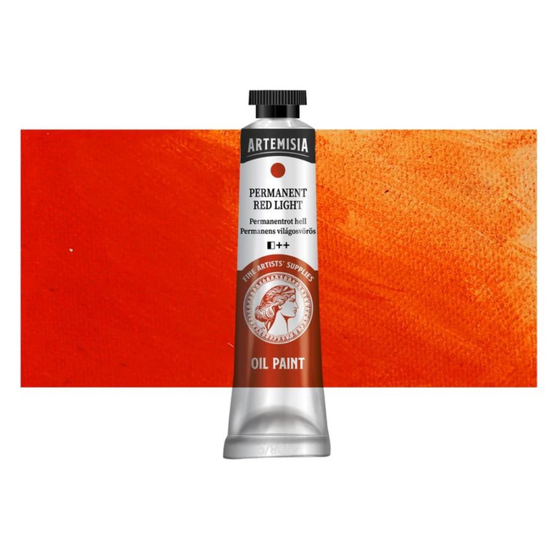 Artemisia permanentní červená světlá olejová barva, 40 ml