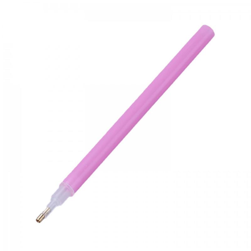 Plastové pero na lepení Diamond dotz, růžové
