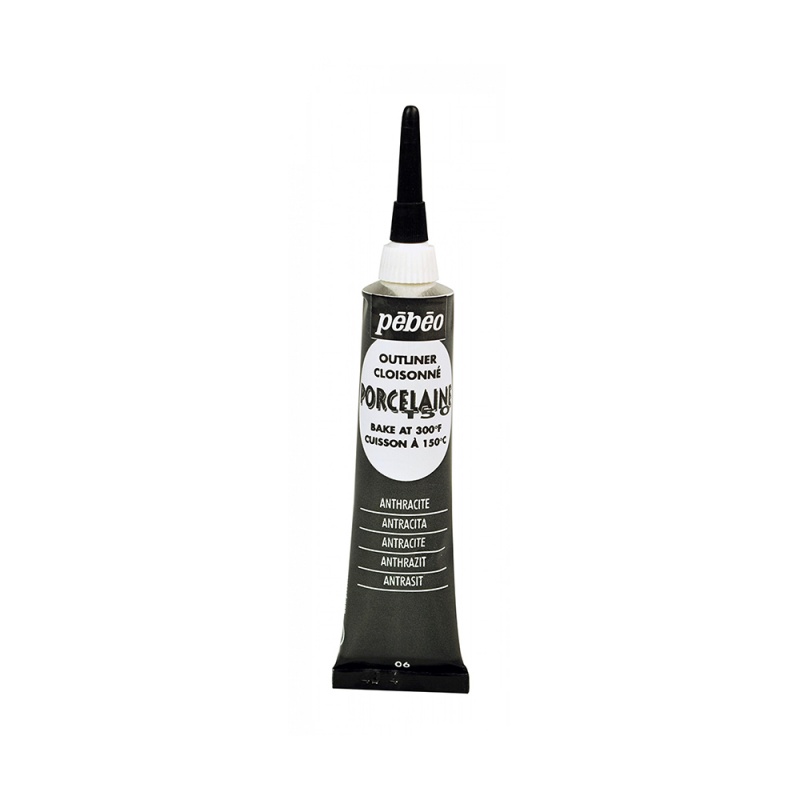 Porcelaine 150 kontura 20 ml, 06 Anthracite black