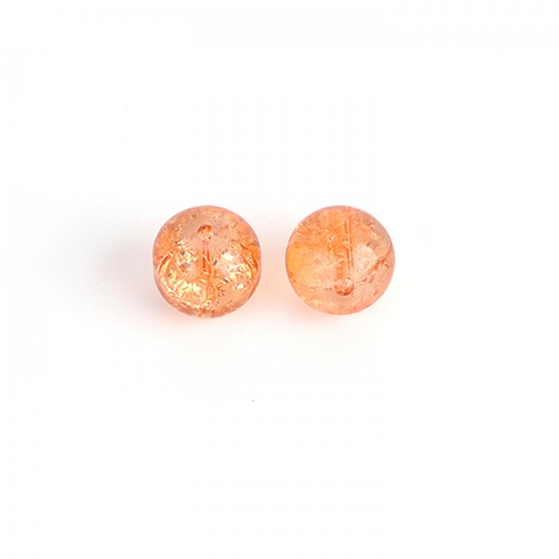 Praskačky kulička 6 mm sv. oranžová 10 ks