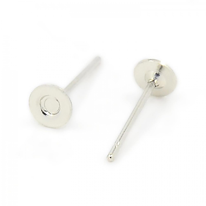 Puzeta plochá 4 mm ocel 10 ks