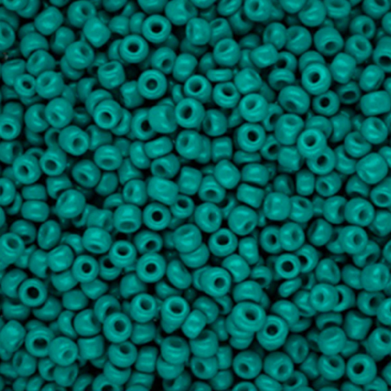 Rokajl, tyrkysově zelený, 4 mm, 50 g 