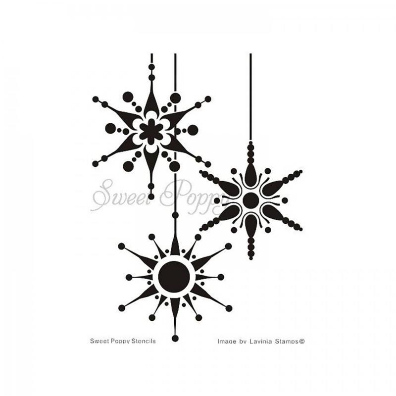 Šablona, kovová, 11 x 14,5 cm, Snowflake cetka