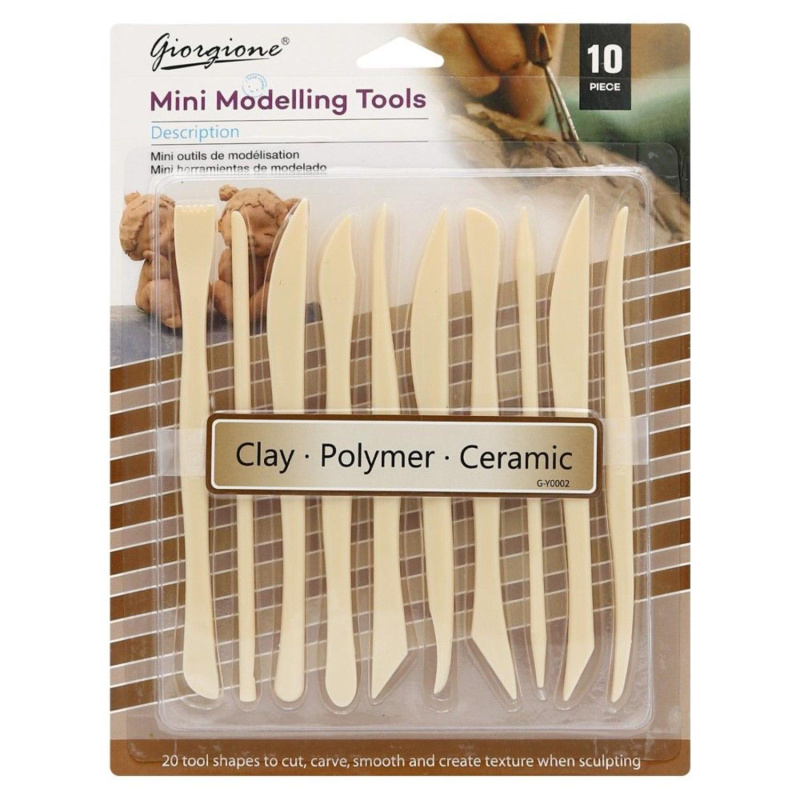 Sada nástrojů na modelování hlíny, 10 ks 