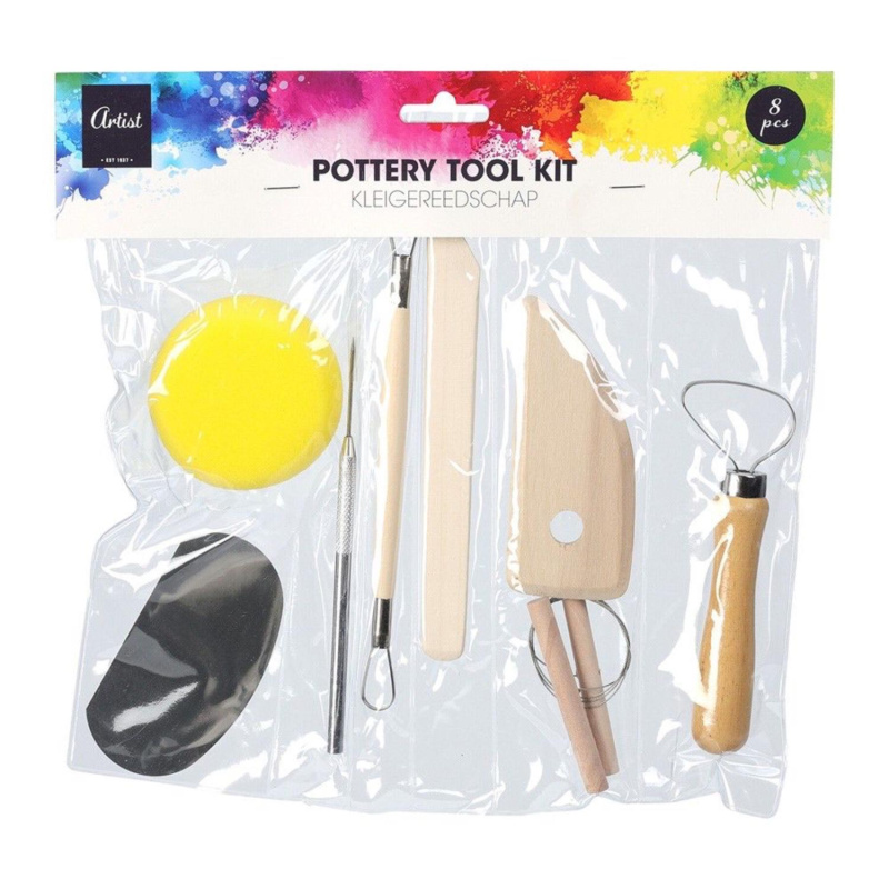 Sada nástrojů na modelování hlíny, 8 ks 