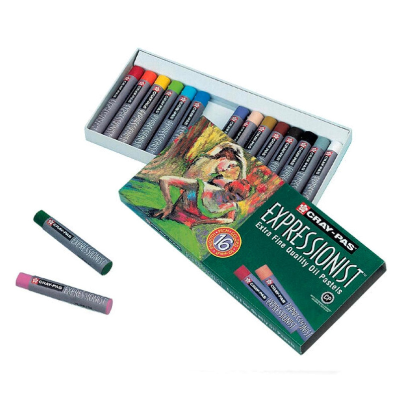 Sada olejových pastelů Cray-Pas, 16 ks  
