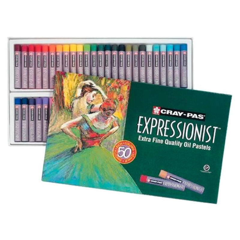 Sada olejových pastelů Cray-Pas, 50 ks  