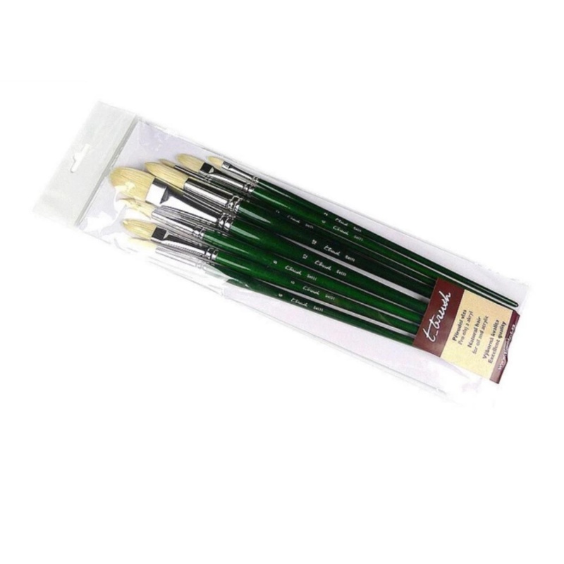 Sada štětců t-brush, sada přírodních štětců BS11