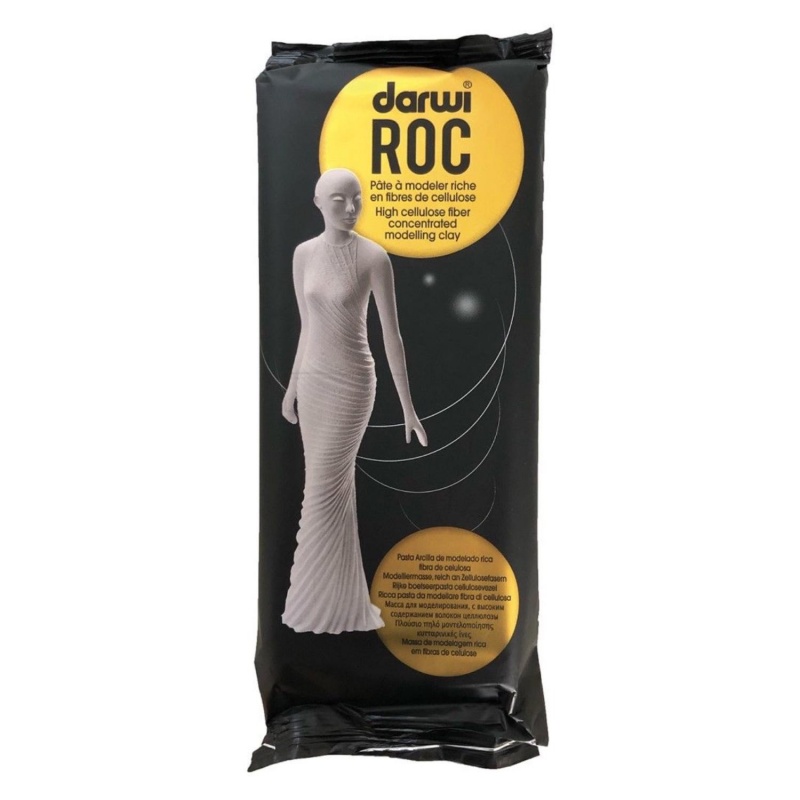 Samotvrdnoucí umělecká modelovací hmota DARWI ROC 1000g, bílá