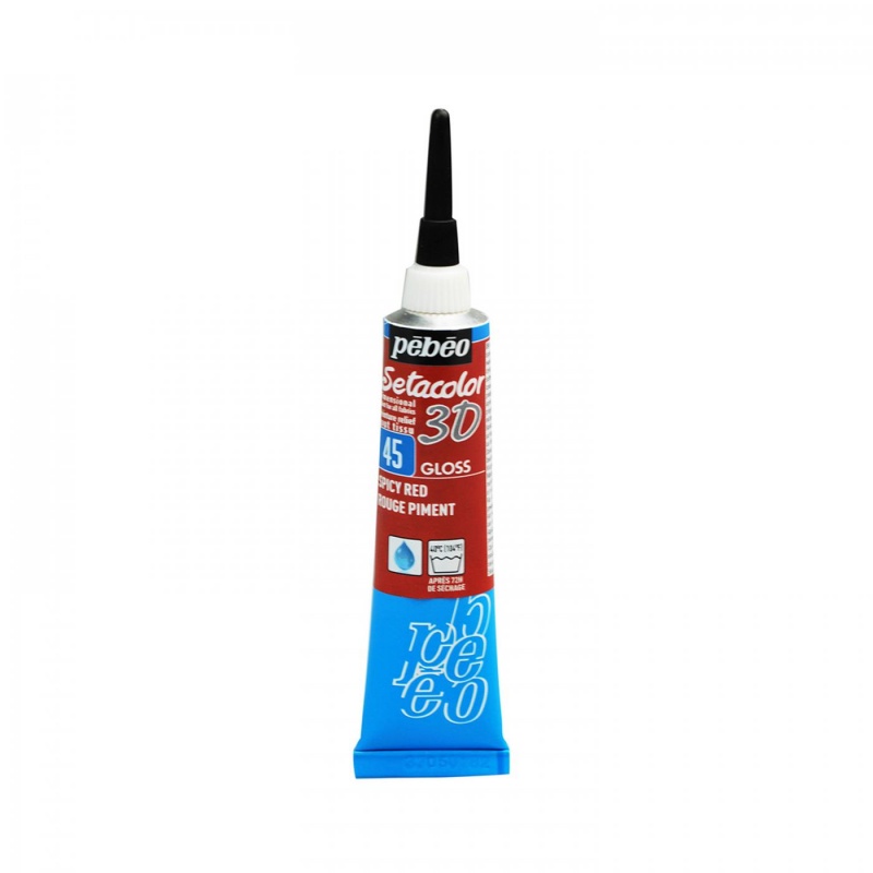 Setacolor 3D 20 ml, gloss, 045 Pepper red