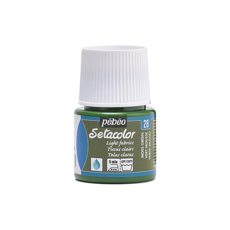 Setacolor light 45 ml, 28 mechově zelená 