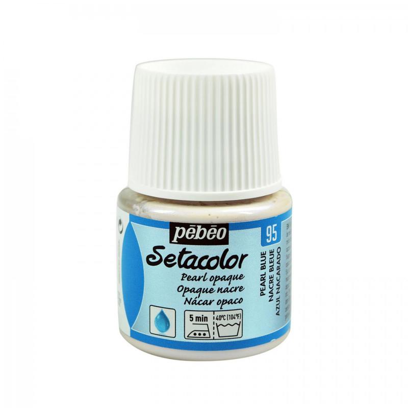 Setacolor opaque 45 ml, 95 Pearl blue