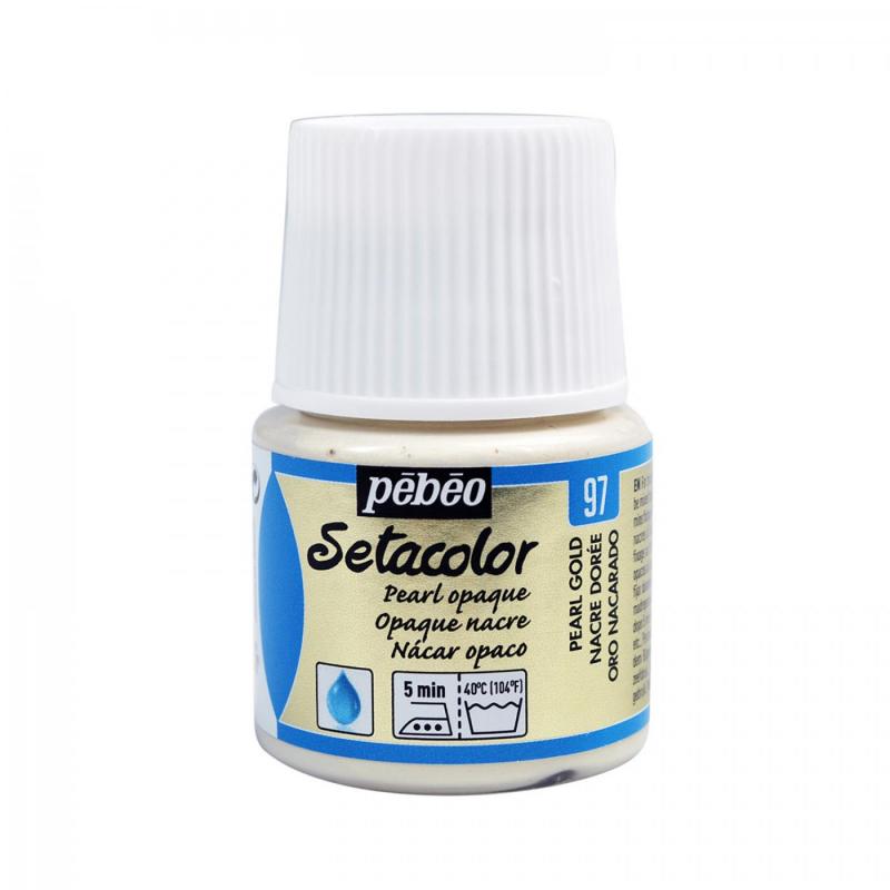 Setacolor opaque 45 ml, 97 Pearl gold