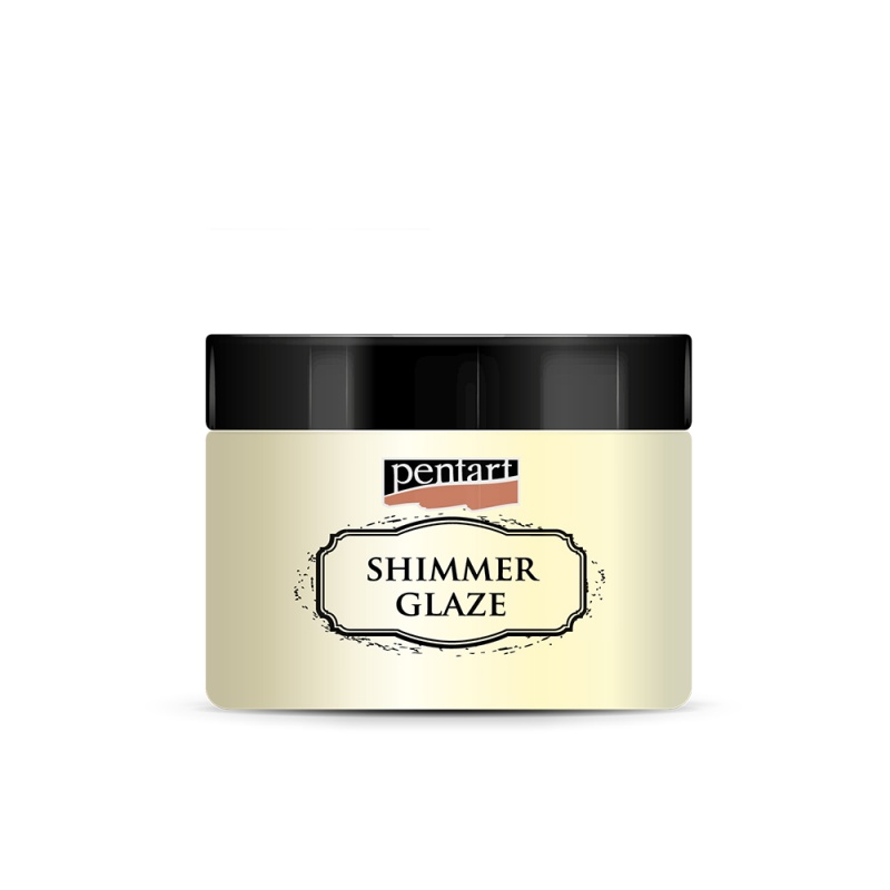 Lesklá pasta Shimmer Glaze, 150 ml, bílá perleťová