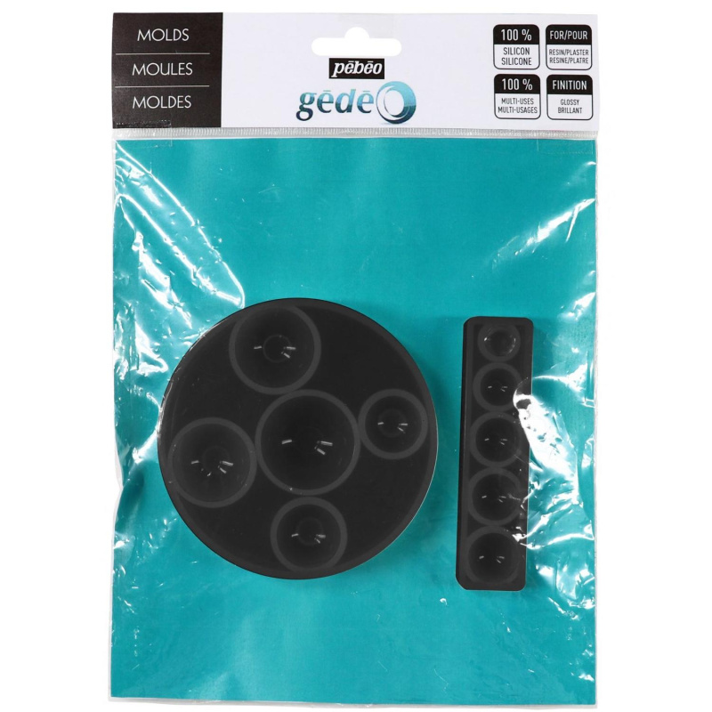 Silikonová forma GÉDEO na půlkulky, 2 ks