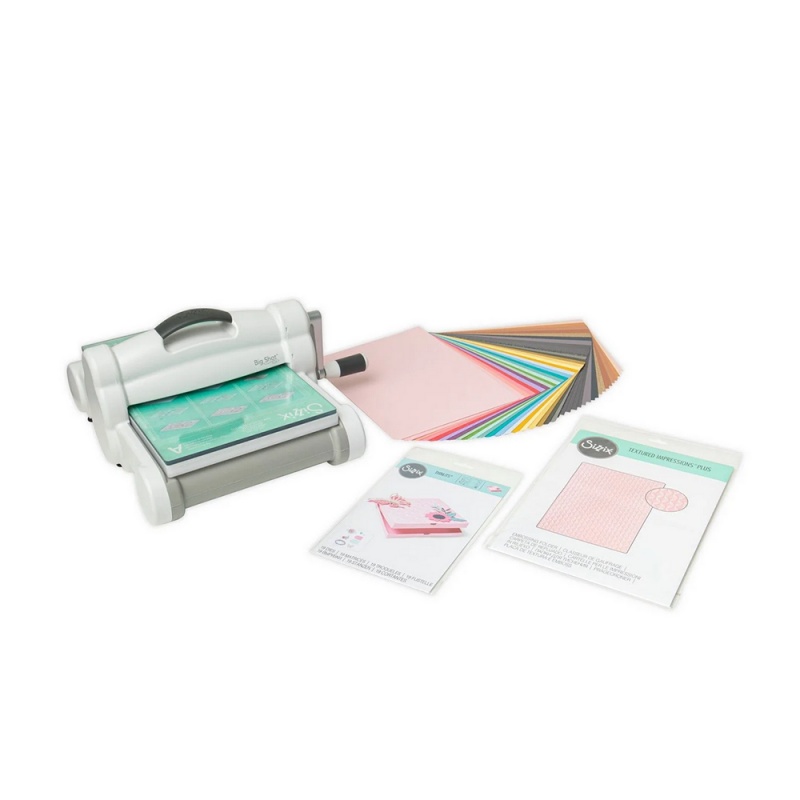 Sizzix Big Shot plus, startovací sada, A4, šedá a bílá