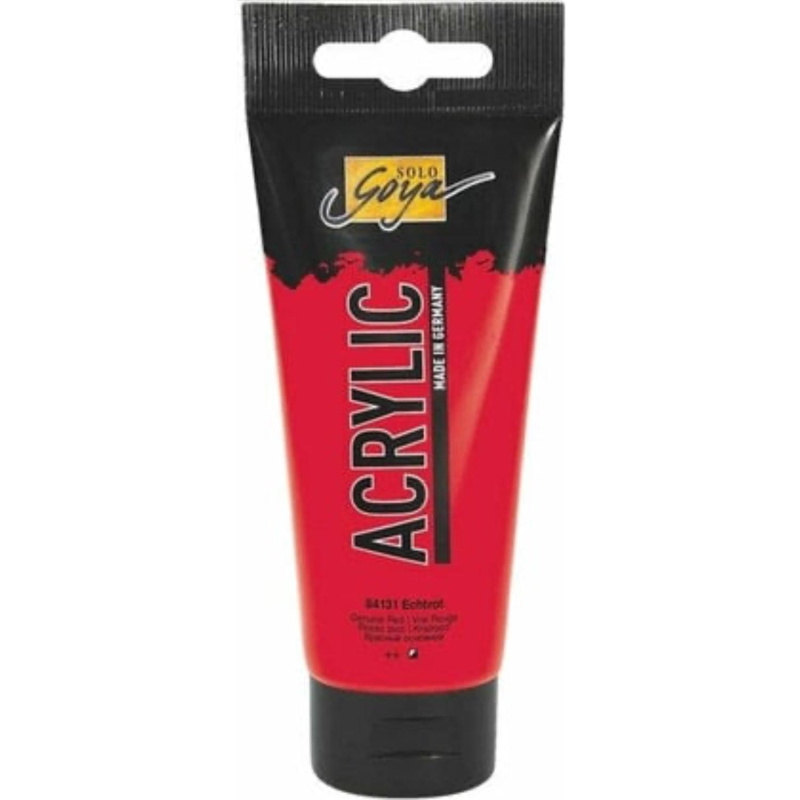 SOLO GOYA, akrylová barva červená 100 ml 