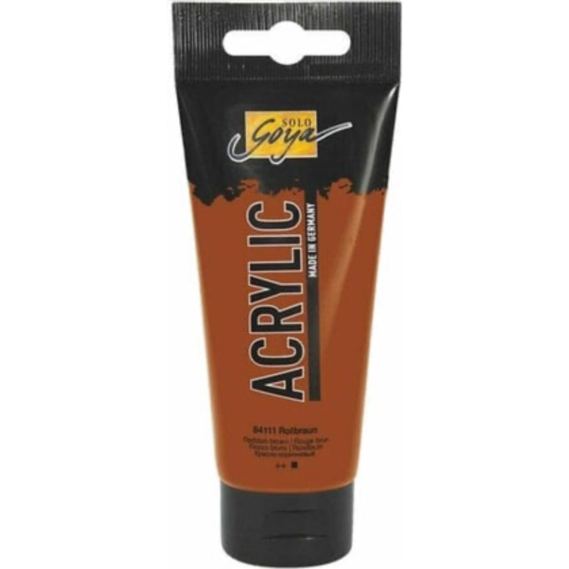 SOLO GOYA, akrylová barva červenohnědá 100 ml 
