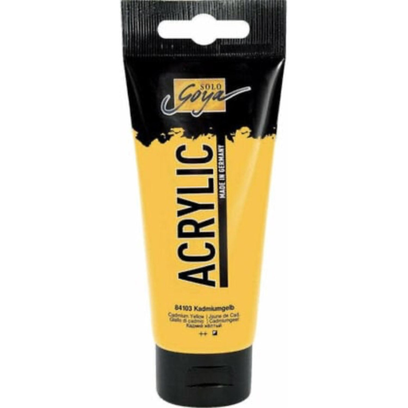SOLO GOYA, akrylová barva kadmium žlutá 100 ml 