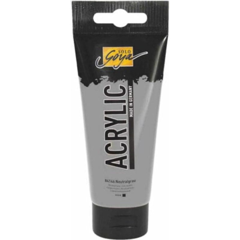 SOLO GOYA, akrylová barva neutrální šedá 100 ml 