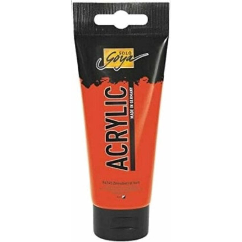 SOLO GOYA, akrylová barva světlý vermilion 100 ml