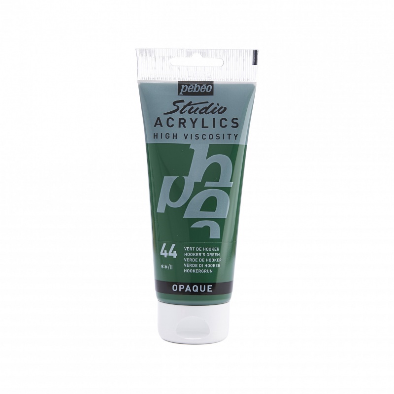 Studio Acrylics 100 ml, 44 Hooker`s green