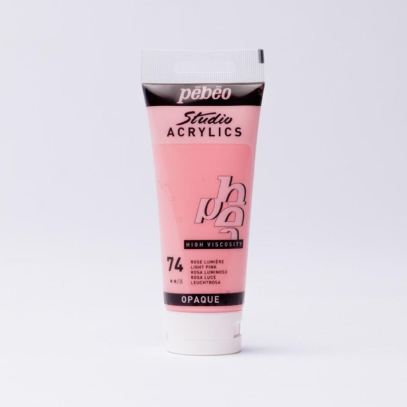 Studio Acrylics 100 ml, 74 Light Pink 