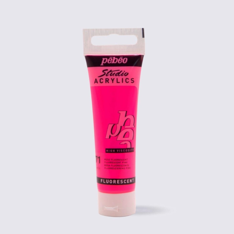 Studio Acrylics 30 ml, 371 Fluorescent Pink 