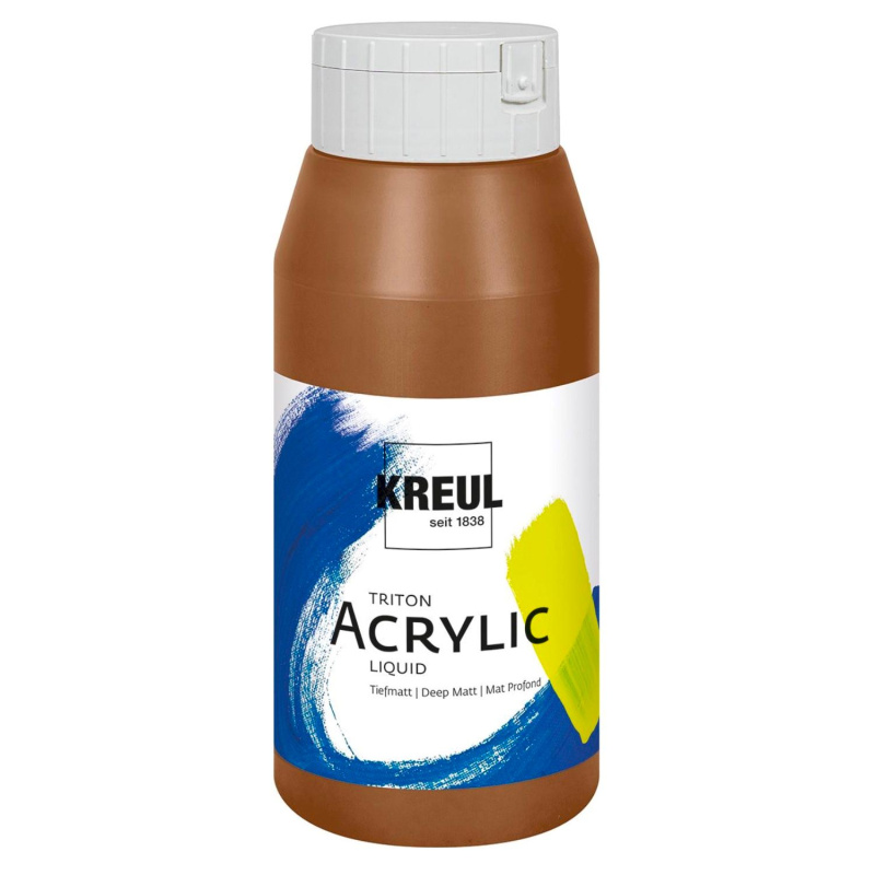 TRITON KREUL SOLO GOYA, akrylová barva oxid tmavá hnědá 750 ml 