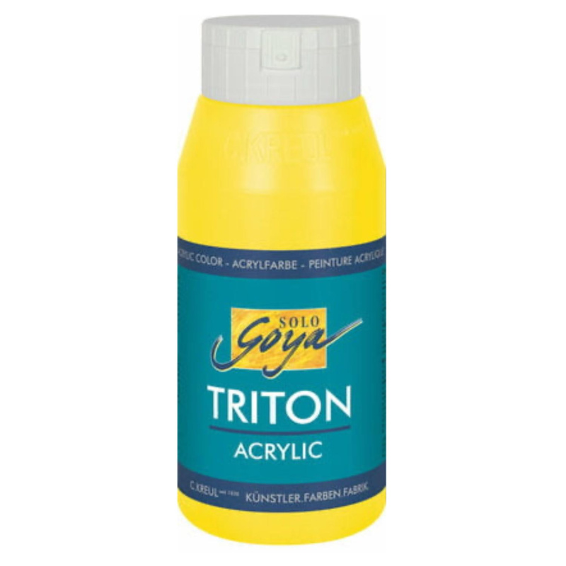 TRITON KREUL SOLO GOYA, akrylová barva žlutá 750 ml 