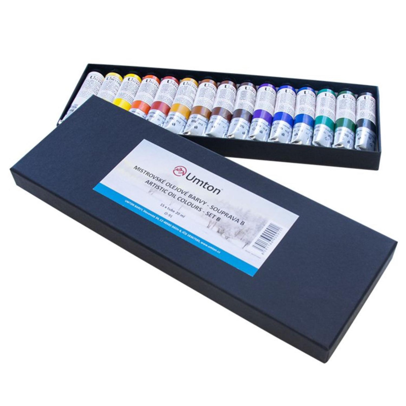 Sada olejových barev Umton typ B, 12 ks  