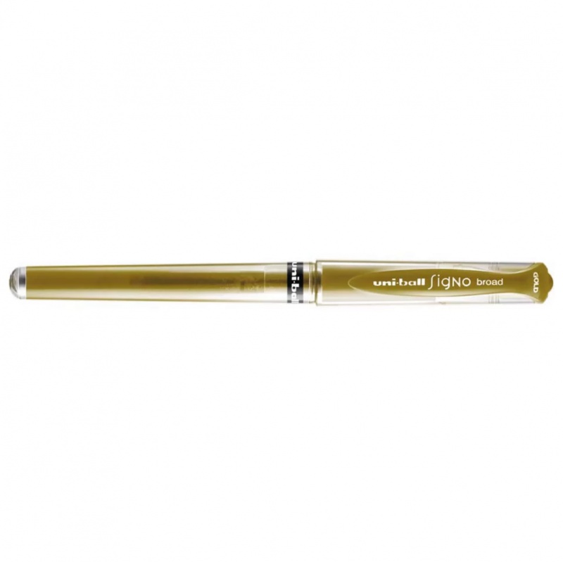 Uni Ball gelový roller UM-153 Signo Broad, 1 mm, zlatá