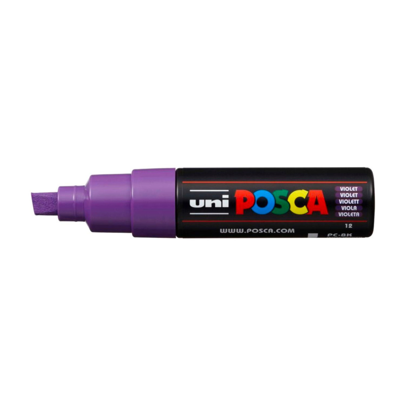 Uni POSCA fix PC-8K, 8 mm, fialová 